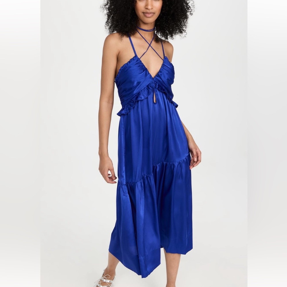 Satin Midi Dress